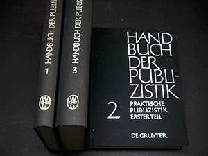 Imagen del vendedor de Handbuch der Publizistik. Unter Mitarbeit fhrender Fachleute. a la venta por Ottmar Mller