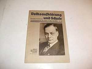 Seller image for Volksaufklrung und Schule. for sale by Ottmar Mller