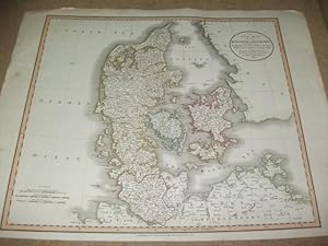 Imagen del vendedor de A new map of the Kingdom of Denmark, comprehending North and South Jutland, Zeeland, Fyen, Laaland, and part of Holstein. a la venta por Ottmar Mller