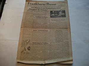 Imagen del vendedor de Frankfurter Presse. Alliiertes Nachrichtenblatt. a la venta por Ottmar Mller