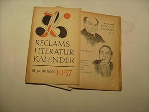 Image du vendeur pour Reclams Literatur-Kalender 1957. mis en vente par Ottmar Mller