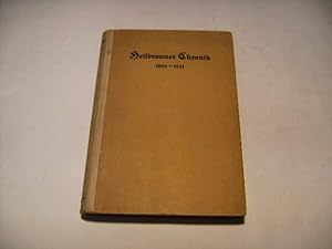 Bild des Verkufers fr Fortsetzung der Heilbronner Chronik. Enthaltend den Zeitraum 1896 bis 1921. zum Verkauf von Ottmar Mller
