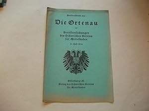 Bild des Verkufers fr Verffentlichungen des Historischen Vereins fr Mittelbaden. zum Verkauf von Ottmar Mller