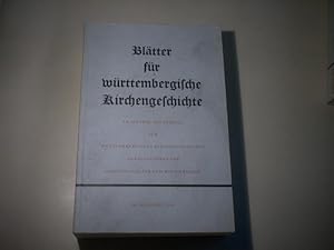 Seller image for Bltter fr wrttembergische Kirchengeschichte. for sale by Ottmar Mller