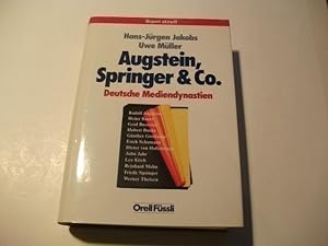 Imagen del vendedor de Augstein, Springer & Co. Deutsche Mediendynastien. a la venta por Ottmar Mller