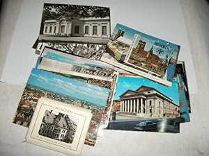 Sammlung von 59 Karten aus München, u.a auch zu Kunst. 2 Beigaben: 20 der schönsten Kleinfotos un...