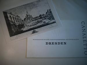 Imagen del vendedor de Dresden. Historische Stiche handvergrert auf Fotoleinen. a la venta por Ottmar Mller
