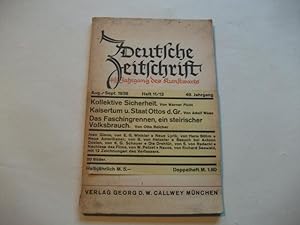 Bild des Verkufers fr Deutsche Zeitschrift. 49. Jahrgang des Kunstwarts. zum Verkauf von Ottmar Mller