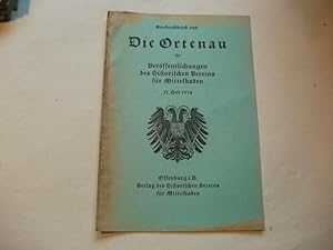 Bild des Verkufers fr Verffentlichungen des Historischen Vereins fr Mittelbaden. zum Verkauf von Ottmar Mller