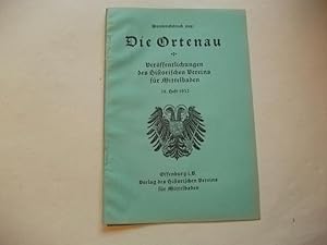 Bild des Verkufers fr Verffentlichungen des Historischen Vereins fr Mittelbaden. zum Verkauf von Ottmar Mller