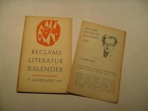 Image du vendeur pour Reclams Literatur-Kalender 1959. mis en vente par Ottmar Mller