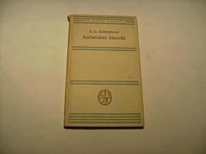 Bild des Verk�ufers f�r Karlsbader Novelle. zum Verkauf von Ottmar M�ller