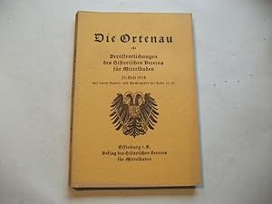 Bild des Verkufers fr Verffentlichungen des Historischen Vereins fr Mittelbaden. zum Verkauf von Ottmar Mller