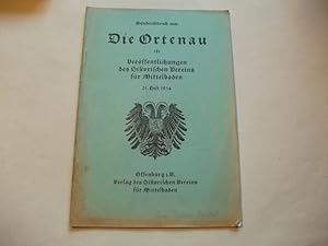 Bild des Verkufers fr Verffentlichungen des Historischen Vereins fr Mittelbaden. zum Verkauf von Ottmar Mller