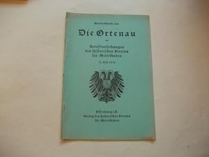 Bild des Verkufers fr Verffentlichungen des Historischen Vereins fr Mittelbaden. zum Verkauf von Ottmar Mller