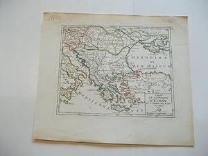 Imagen del vendedor de Carte de la Turquie d'Europe. a la venta por Ottmar Mller