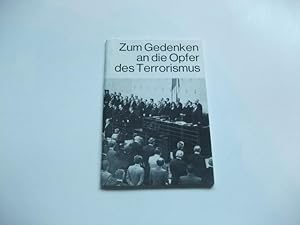 Seller image for Zum Gedenken an die Opfer des Terrorismus. Reden. for sale by Ottmar Mller