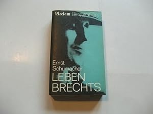 Bild des Verkufers fr Leben Brechts. zum Verkauf von Ottmar Mller