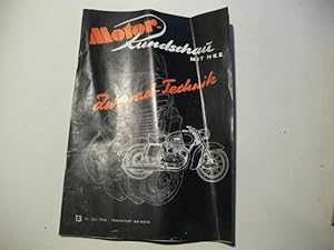 Bild des Verkufers fr Motorrundschau mit NKZ. zum Verkauf von Ottmar Mller