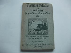 Bild des Verkufers fr Die Anfnge des Christentums und der Kirche in Baden. zum Verkauf von Ottmar Mller