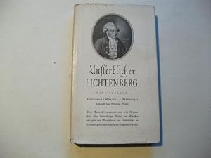 Seller image for Unsterblicher Lichtenberg. Eine Auslese. for sale by Ottmar Mller