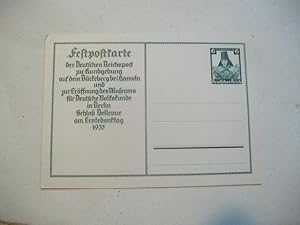 Feldpostkarte der Deutschen Reichspost . 1935.