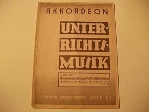 Bild des Verkufers fr 26 melodische bungen fr 8/12 bis 24 bssige Akkordeons mit berlegter 2. Melodiestimme . zum Verkauf von Ottmar Mller