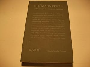 Bild des Verkufers fr Hofmannsthal. Jahrbuch zur europischen Moderne. zum Verkauf von Ottmar Mller