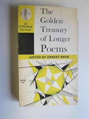 Imagen del vendedor de THE GOLDEN TREASURY OF LONGER POEMS. a la venta por Goldstone Rare Books