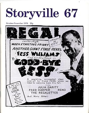 Seller image for Storyville 67 October - November 1976 | Gene Prendergast, Fess Williams, Michael 'Mike' Danzi & More for sale by *bibliosophy*