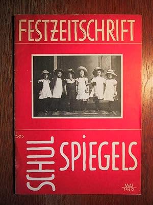 Verden - Festzeitschrift des Schulspiegels des Gymnasiums - Chronik Mai 1960.