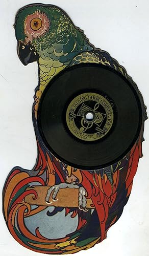 "I Am A Parrot". Die Cut Parrot with vinyl record made by the Emerson Phonograph Company