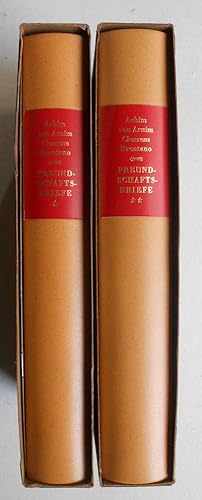 Freundschaftsbriefe. Vollständige kritische Edition von Hartwig Schultz. Zwei Bände. (Band) I: 18...