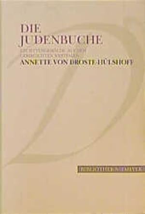 Seller image for Die Judenbuche: Ein Sittengemlde aus dem gebirgichten Westfalen for sale by Versandantiquariat Felix Mcke