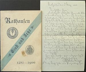 Rathausen : Einst und Jetzt. 1251?1900.
