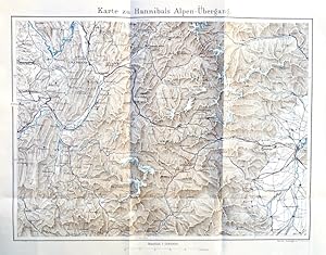 Imagen del vendedor de Hannibal's Zug ber die Alpen nach den Ergebnissen der neuesten militrischen Forschung. a la venta por Franz Khne Antiquariat und Kunsthandel