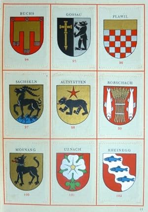 Die Wappen der Schweiz: Sammelbuch für Kaffee Hag Wappenmarken : Die Wappen der Bistümer, Collegi...