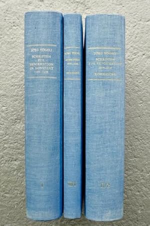 Bild des Verkufers fr Schriften zur Reformation in Konstanz 1519 - 1538. Mit Gregor Mangolts Konstanzer Reformationsgeschichte von 1562 zum Vergleich. Erste Gesamtausgabe. Bearbeitet und aus zeitgenssischen Quellen ergnzt und erklrt von Alfred Vgeli. zum Verkauf von Franz Khne Antiquariat und Kunsthandel