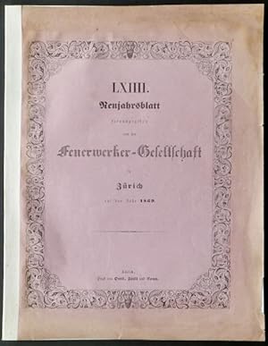 Imagen del vendedor de Geschichte der Zrcherischen Artillerie. Zwanzigstes Heft. [Register]. a la venta por Franz Khne Antiquariat und Kunsthandel