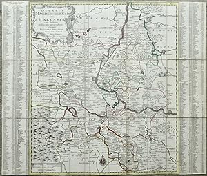 Bild des Verkufers fr [Sachsen : Herzogtum Magdeburg u. Halle] : Ducatus Magdeburgensis et Halensis cum finitimis Delineatio geographica, curante Mattaeo Seuttero Geographo Caesar. Cum Priv. S. Reg. Polon. et Elect. Saxon [wohl: Privilegio Serenissimo Regis (Knig) Poloniae et Electore (Kurfrst) Saxoniae]. zum Verkauf von Franz Khne Antiquariat und Kunsthandel