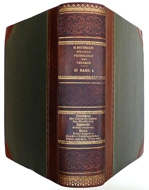 Bild des Verkufers fr 1.1 Der Unterleibstyphus. Mit 47 Abbildungen / 1.2 Das Fleckfieber. Mit 25 Abbildungen und 2 farbigen Tafeln; 2. Febris recurrens. Mit 28 Curven und 1 Tafel; 3. Febris herpetica (Leichtes Erkltungsfieber, Febris ephemera, Febricula). Mit 19 Curven. zum Verkauf von Franz Khne Antiquariat und Kunsthandel