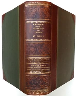 Imagen del vendedor de 1. Rhachitis und Osteomalacie. Mit 12 Abbildungen; 2.1 Die Akromegalie. Mit 16 Abbildungen; 2.2 Vegetationsstrungen und Systemerkrankungen der Knochen. Mit 10 Abbildungen; 3. Die Gicht. Mit neun [9] Abbildungen im Texte und drei [3] Tafeln; 4. Die intermittirenden [intermittierenden] Gelenkschwellungen; 5. Chronischer Gelenkrheumatismus und Osteoarthritis deformans. Mit 22 Abbildungen. a la venta por Franz Khne Antiquariat und Kunsthandel