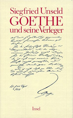 Bild des Verkufers fr Goethe und seine Verleger zum Verkauf von Antiquariat Armebooks