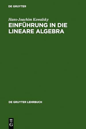 Einführung in die lineare Algebra