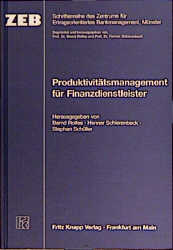 Seller image for Produktivittsmanagement fr Finanzdienstleister for sale by Antiquariat Armebooks