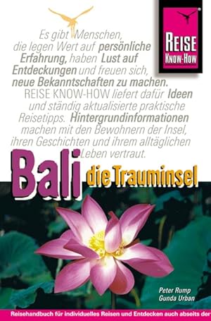 Seller image for Bali, Die Trauminsel: Handbuch fr Indonesiens schnste Urlaubsregion for sale by Antiquariat Armebooks