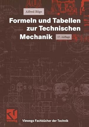 Seller image for Formeln und Tabellen zur Technischen Mechanik (Viewegs Fachbcher der Technik) for sale by Antiquariat Armebooks