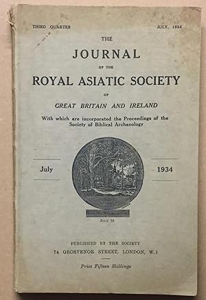 The Journal of the Royal Asiatic Society of Great Britain and Ireland. With which are incorporate...