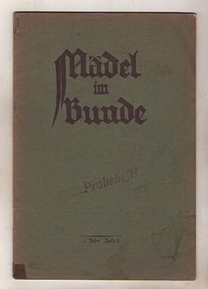 Mädel im Bunde. 1. Jahrg. (1920), Heft 8.