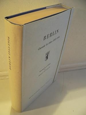 Berlin - Chronik der Jahre 1955-1956. Herausgegeben im Auftrage des Senats von Berlin. Berarbeite...